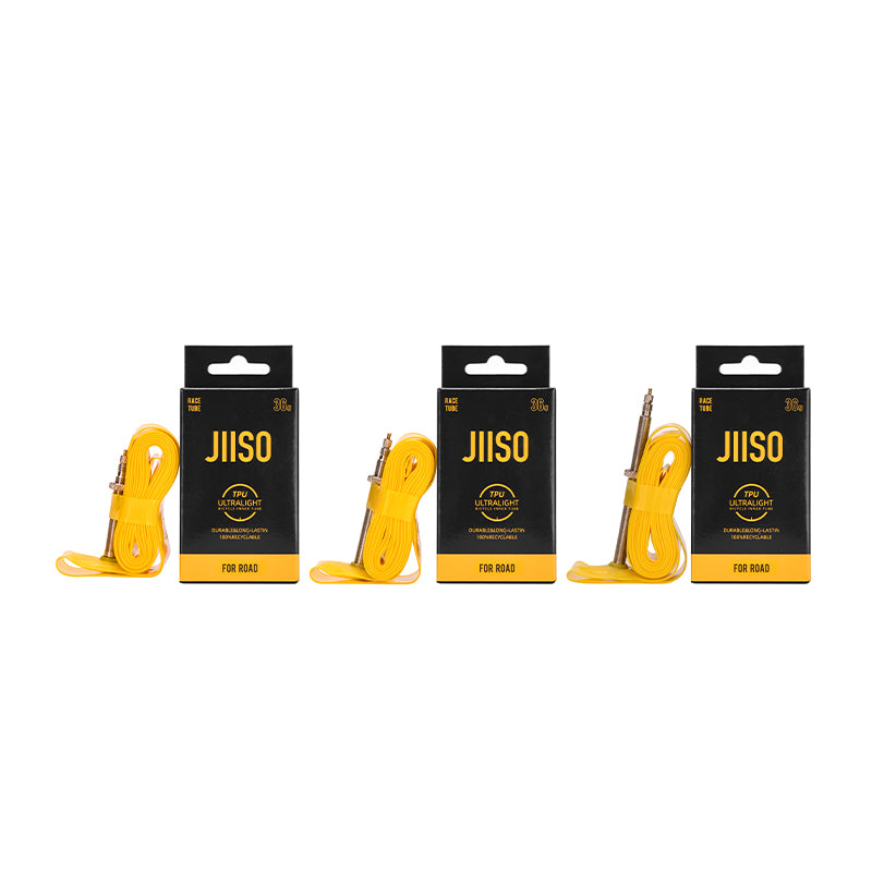 JIISO Ultralight 36g Road Bike 700x18/32C TPU Inner Tube 45/65/80mm French Valve 25PCS